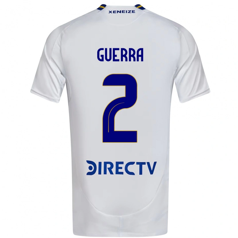 DanxenキッズMaylen Guerra#2ホワイト ブルーアウェイシャツ2025/26ジャージーユニフォーム