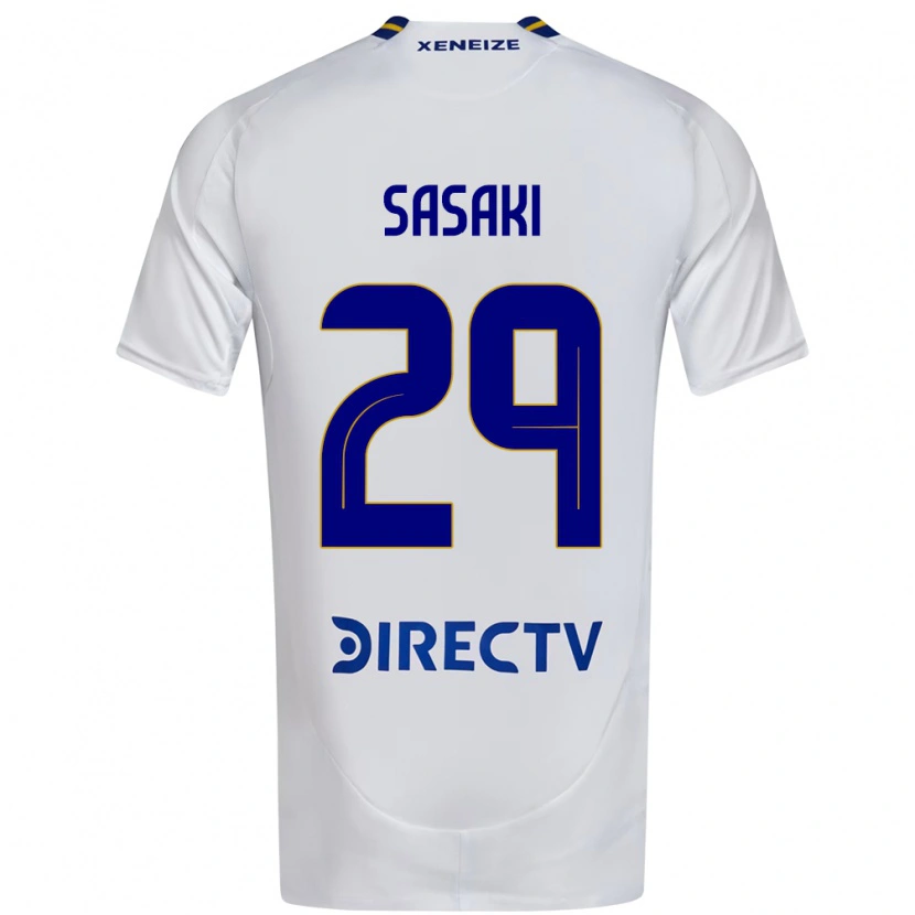 DanxenキッズYuria Sasaki#29ホワイト ブルーアウェイシャツ2025/26ジャージーユニフォーム