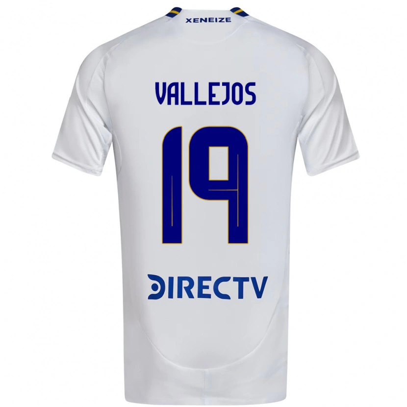 DanxenキッズFabiana Vallejos#19ホワイト ブルーアウェイシャツ2025/26ジャージーユニフォーム