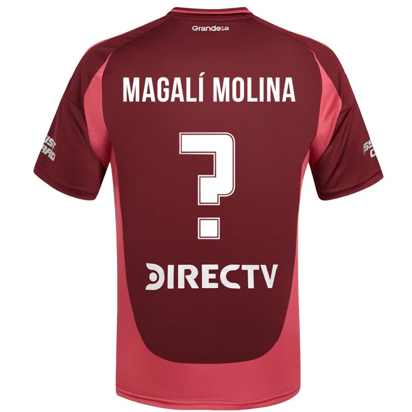 DanxenキッズCelena Magalí Molina#0バーガンディ マゼンタアウェイシャツ2025/26ジャージーユニフォーム