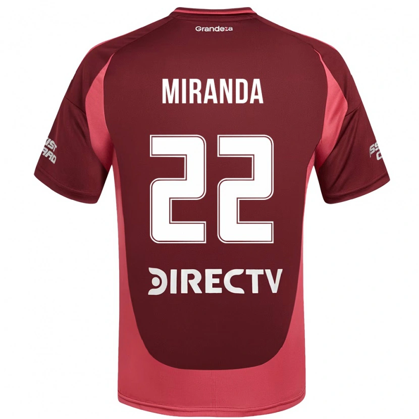 DanxenキッズMorena Miranda#22バーガンディ マゼンタアウェイシャツ2025/26ジャージーユニフォーム