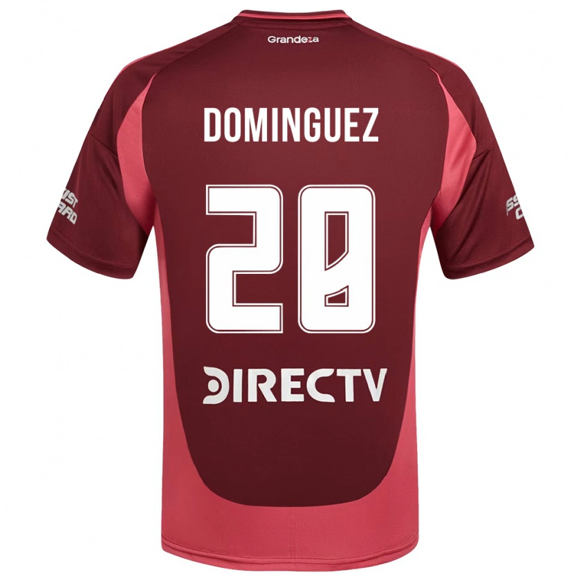 Danxenキッズエヴリン・ソフィア・ドミンゲス#28バーガンディ マゼンタアウェイシャツ2025/26ジャージーユニフォーム