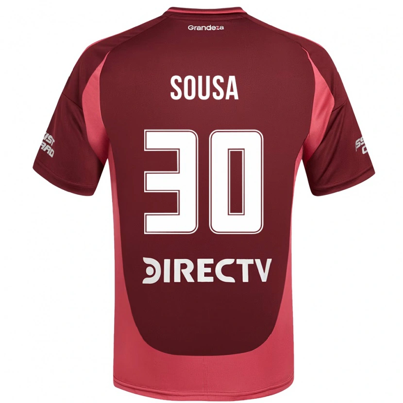 DanxenキッズLudmila Sousa#30バーガンディ マゼンタアウェイシャツ2025/26ジャージーユニフォーム