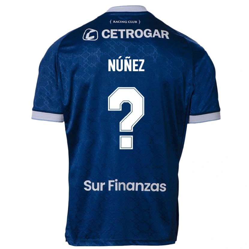 DanxenキッズMáximo Núñez#0ダークブルーアウェイシャツ2025/26ジャージーユニフォーム