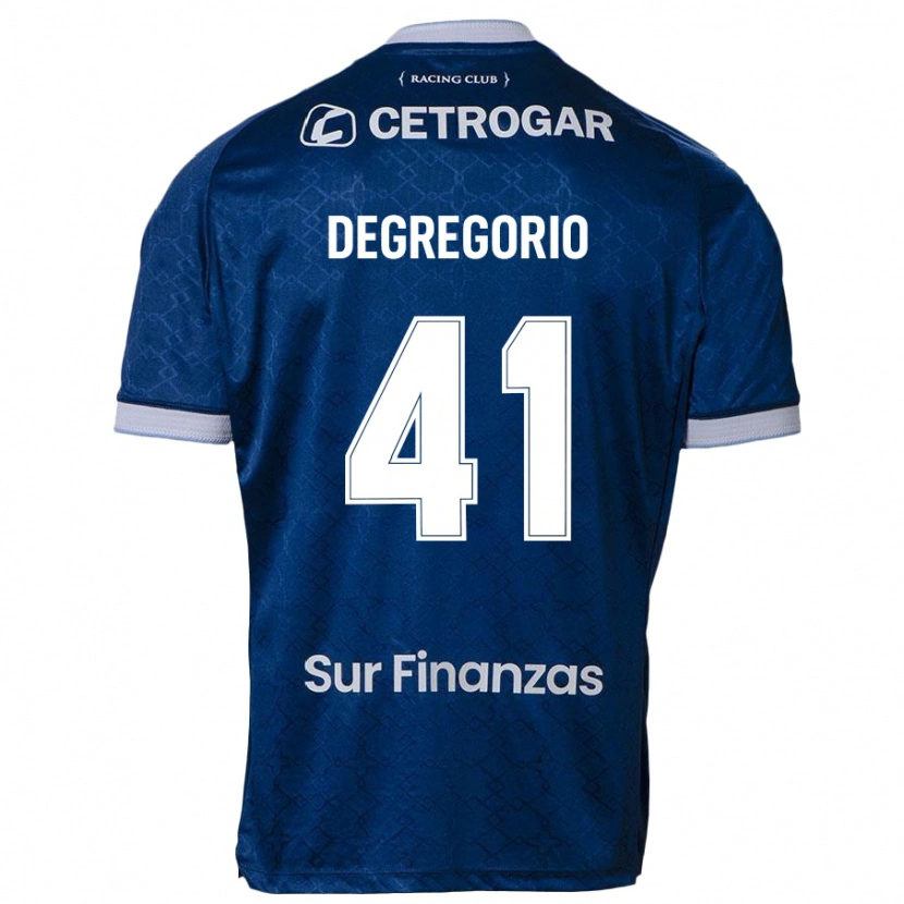 DanxenキッズRamiro Degregorio#41ダークブルーアウェイシャツ2025/26ジャージーユニフォーム