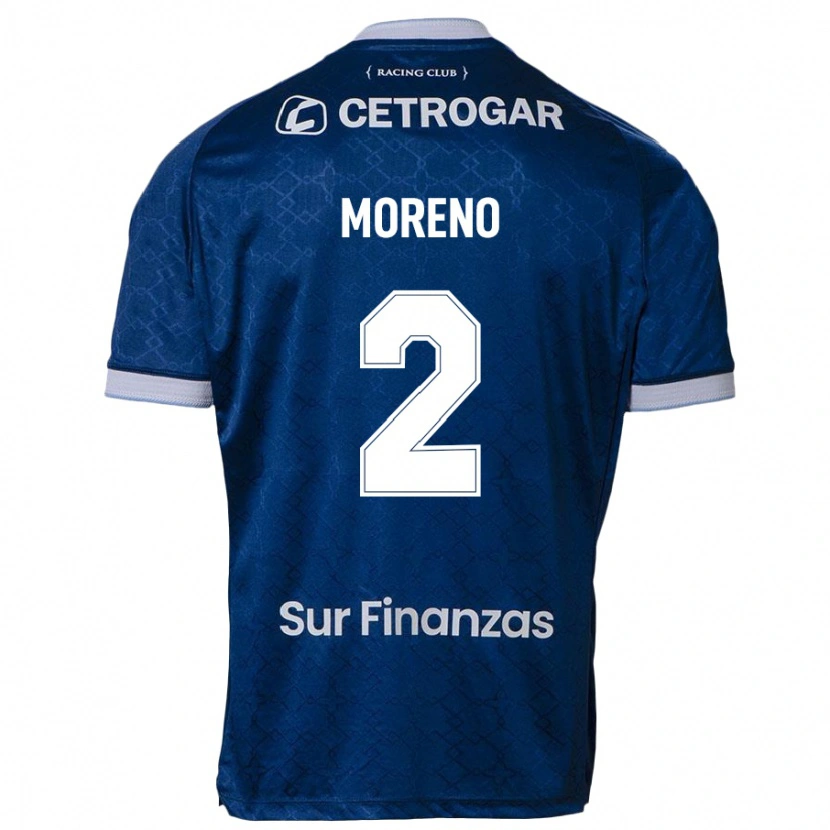 DanxenキッズMelina Moreno#2ダークブルーアウェイシャツ2025/26ジャージーユニフォーム