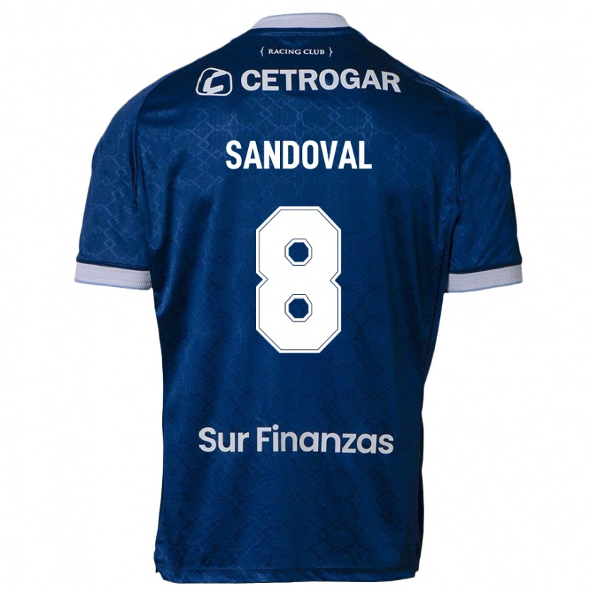 DanxenキッズMicaela Sandoval#8ダークブルーアウェイシャツ2025/26ジャージーユニフォーム