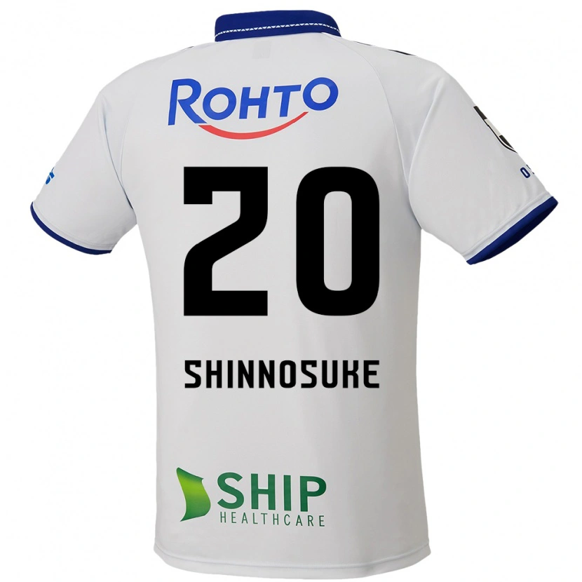 Danxenキッズ中谷 進之介#20ホワイト ブルー ブラックアウェイシャツ2025/26ジャージーユニフォーム