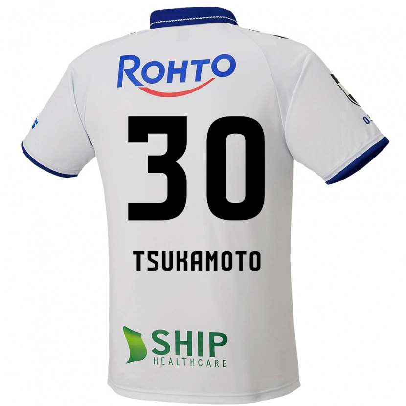 Danxenキッズ塚元大#30ホワイト ブルー ブラックアウェイシャツ2025/26ジャージーユニフォーム
