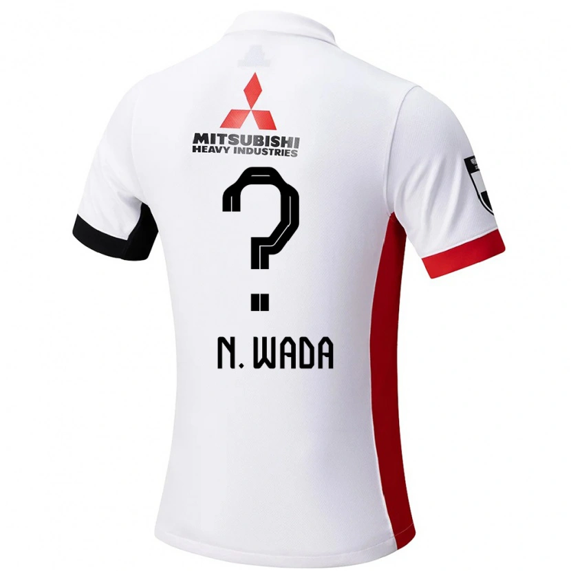 DanxenキッズNaoya Wada#0ホワイト ブラックアウェイシャツ2025/26ジャージーユニフォーム