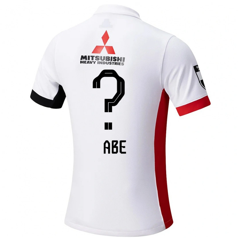 DanxenキッズYushin Abe#0ホワイト ブラックアウェイシャツ2025/26ジャージーユニフォーム