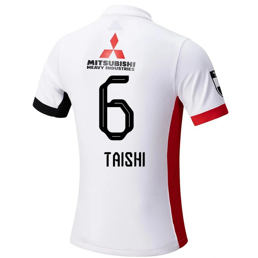 Danxenキッズ松本泰志#6ホワイト ブラックアウェイシャツ2025/26ジャージーユニフォーム