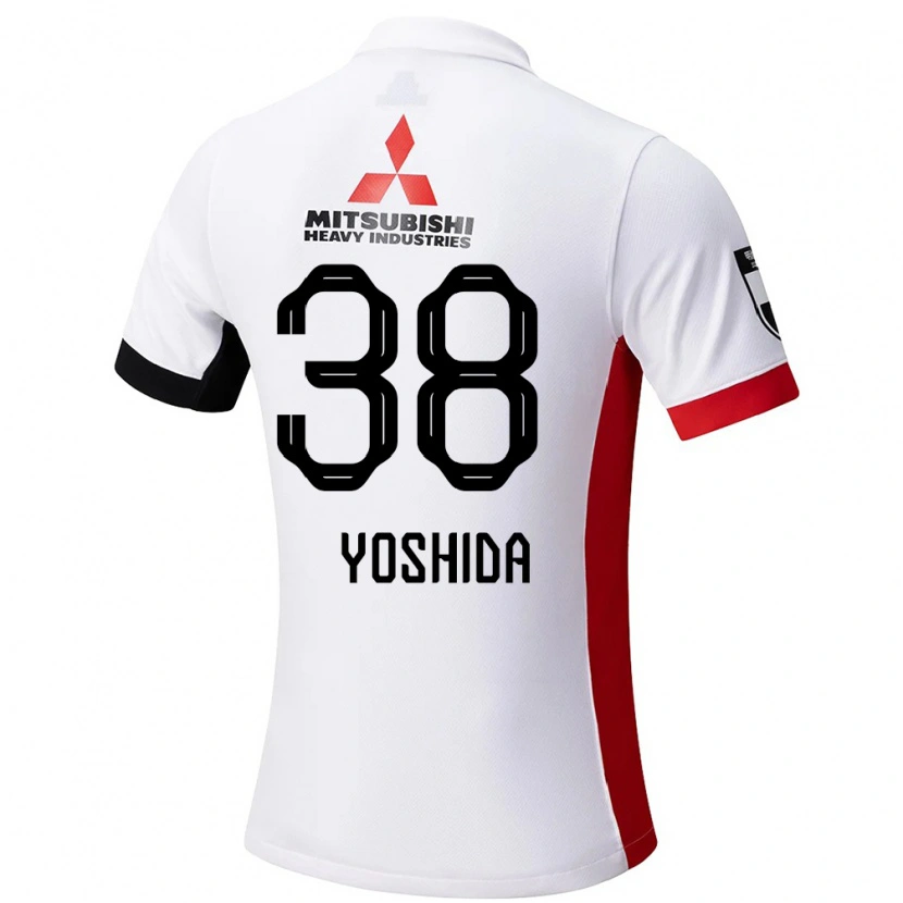 DanxenキッズMasanobu Yoshida#38ホワイト ブラックアウェイシャツ2025/26ジャージーユニフォーム