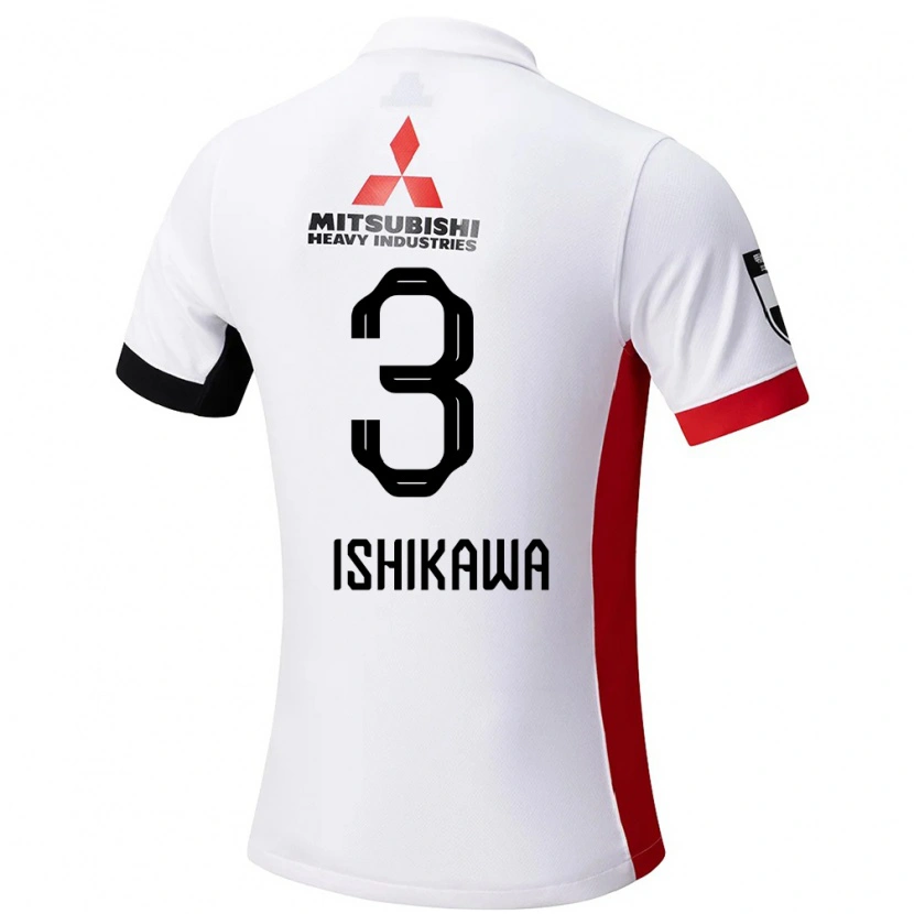 Danxenキッズ石川璃音#3ホワイト ブラックアウェイシャツ2025/26ジャージーユニフォーム
