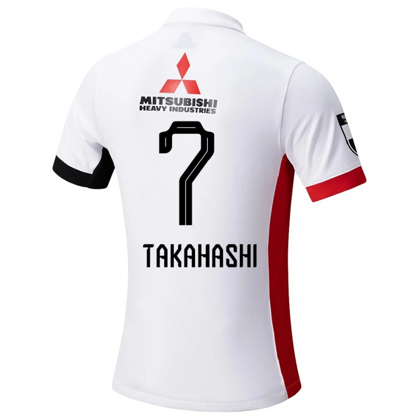 Danxenキッズ高橋はな#7ホワイト ブラックアウェイシャツ2025/26ジャージーユニフォーム