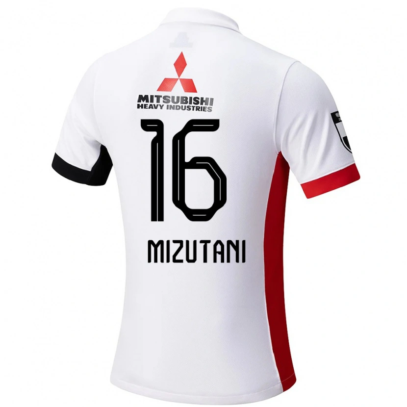 DanxenキッズYuki Mizutani#16ホワイト ブラックアウェイシャツ2025/26ジャージーユニフォーム