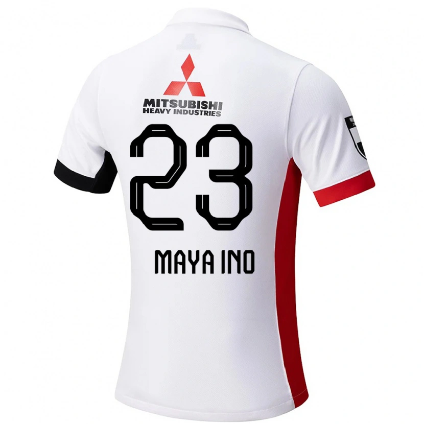 DanxenキッズMaya Ino#23ホワイト ブラックアウェイシャツ2025/26ジャージーユニフォーム