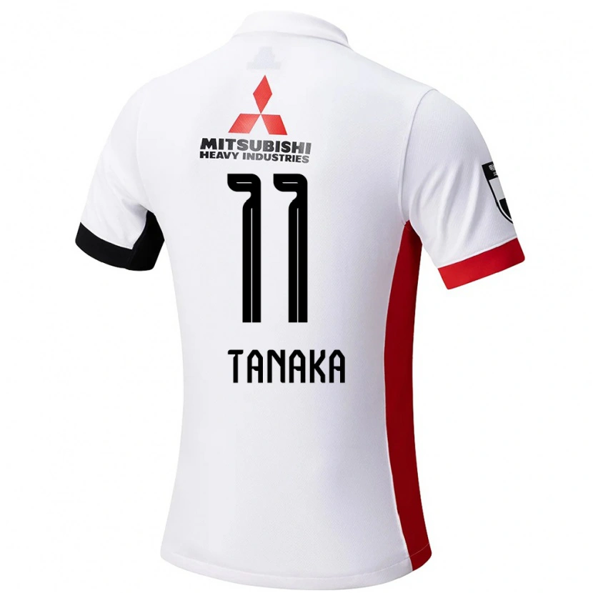 DanxenキッズTatsuya Tanaka#11ホワイト ブラックアウェイシャツ2025/26ジャージーユニフォーム