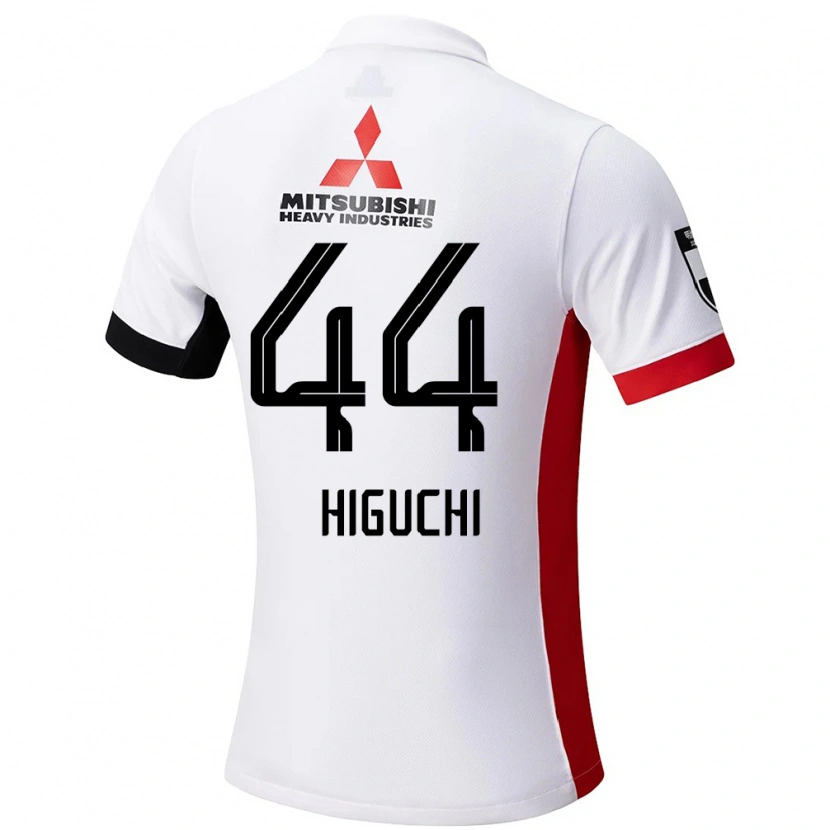 DanxenキッズYota Higuchi#44ホワイト ブラックアウェイシャツ2025/26ジャージーユニフォーム