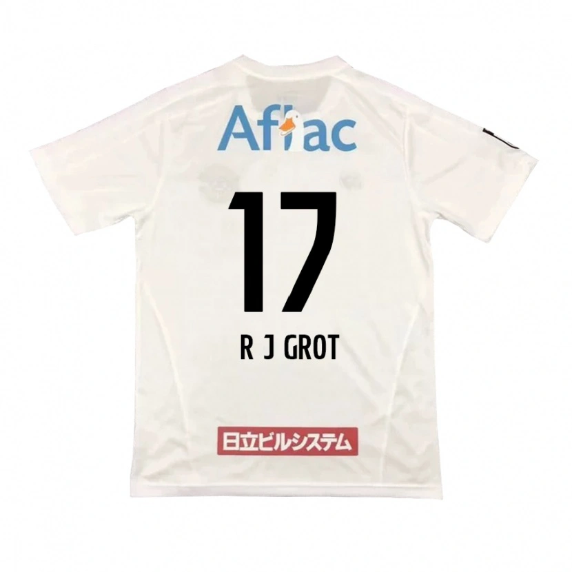 Danxenキッズジェイ＝ロイ・フロート#17ライトグレー ベージュアウェイシャツ2025/26ジャージーユニフォーム