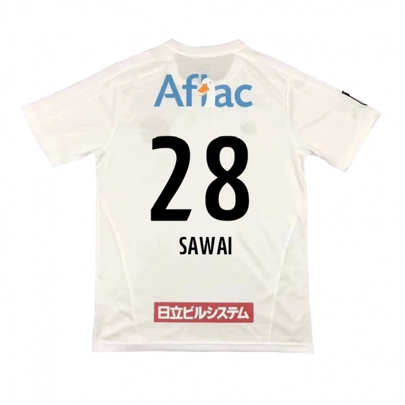 DanxenキッズRetsu Sawai#28ライトグレー ベージュアウェイシャツ2025/26ジャージーユニフォーム