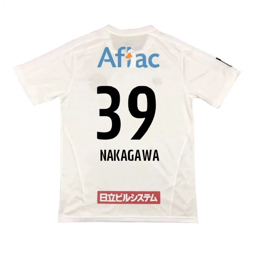 DanxenキッズNobuteru Nakagawa#39ライトグレー ベージュアウェイシャツ2025/26ジャージーユニフォーム