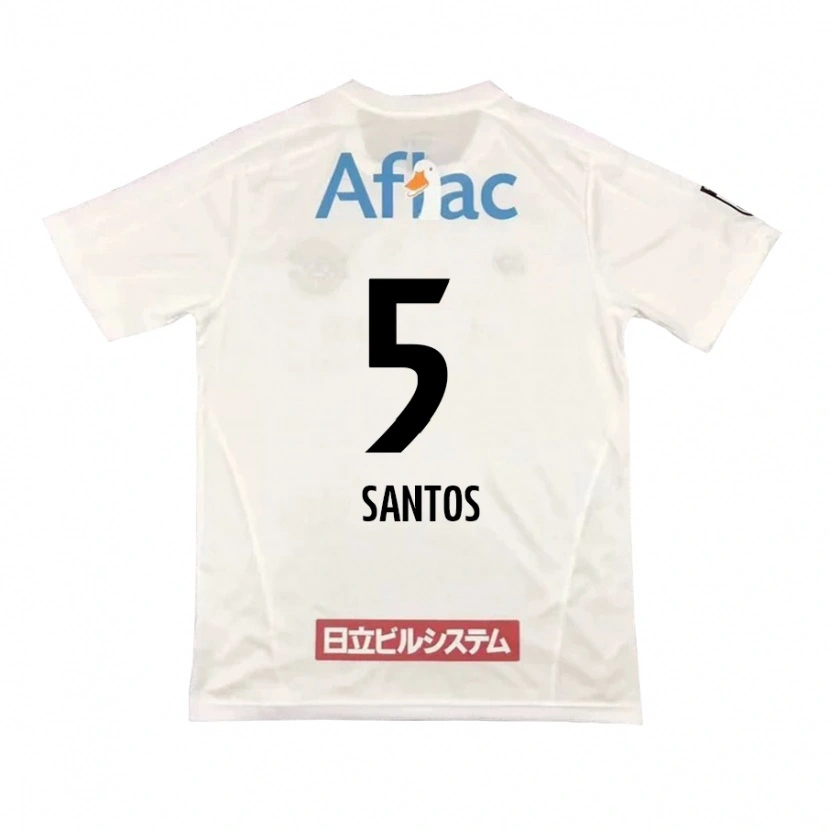 Danxenキッズエメルソン・ハイムンド・サントス#5ライトグレー ベージュアウェイシャツ2025/26ジャージーユニフォーム