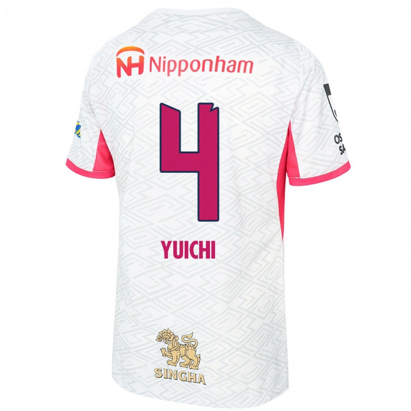 Danxenキッズ平野佑一#4ホワイト サクラピンクアウェイシャツ2025/26ジャージーユニフォーム