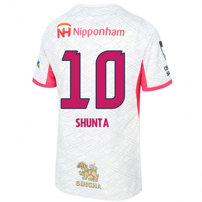Danxenキッズ田中駿汰#10ホワイト サクラピンクアウェイシャツ2025/26ジャージーユニフォーム