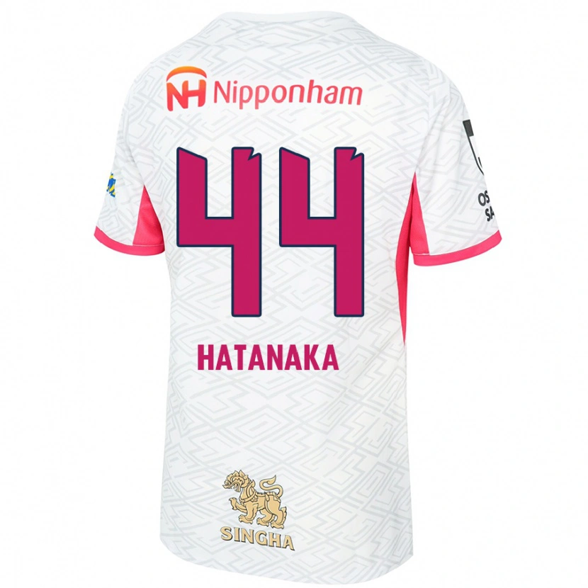 Danxenキッズ畠中槙之輔#44ホワイト サクラピンクアウェイシャツ2025/26ジャージーユニフォーム