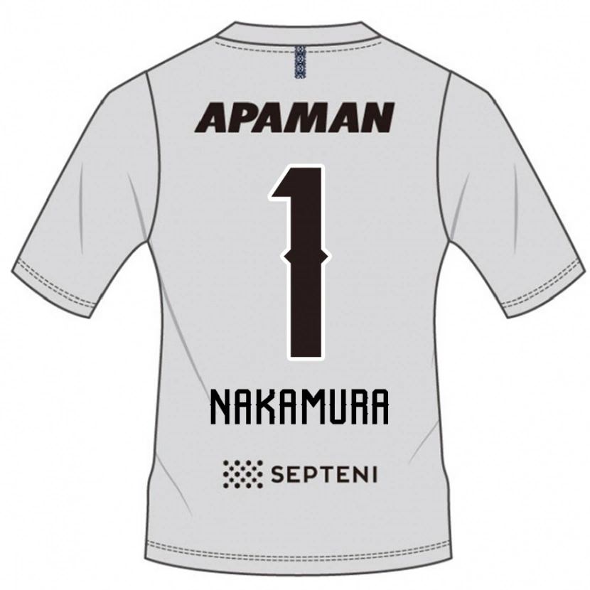 DanxenキッズSeigo Nakamura#1ライトグレーアウェイシャツ2025/26ジャージーユニフォーム