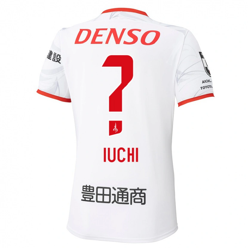 DanxenキッズYosuke Iuchi#0ホワイト レッドアウェイシャツ2025/26ジャージーユニフォーム