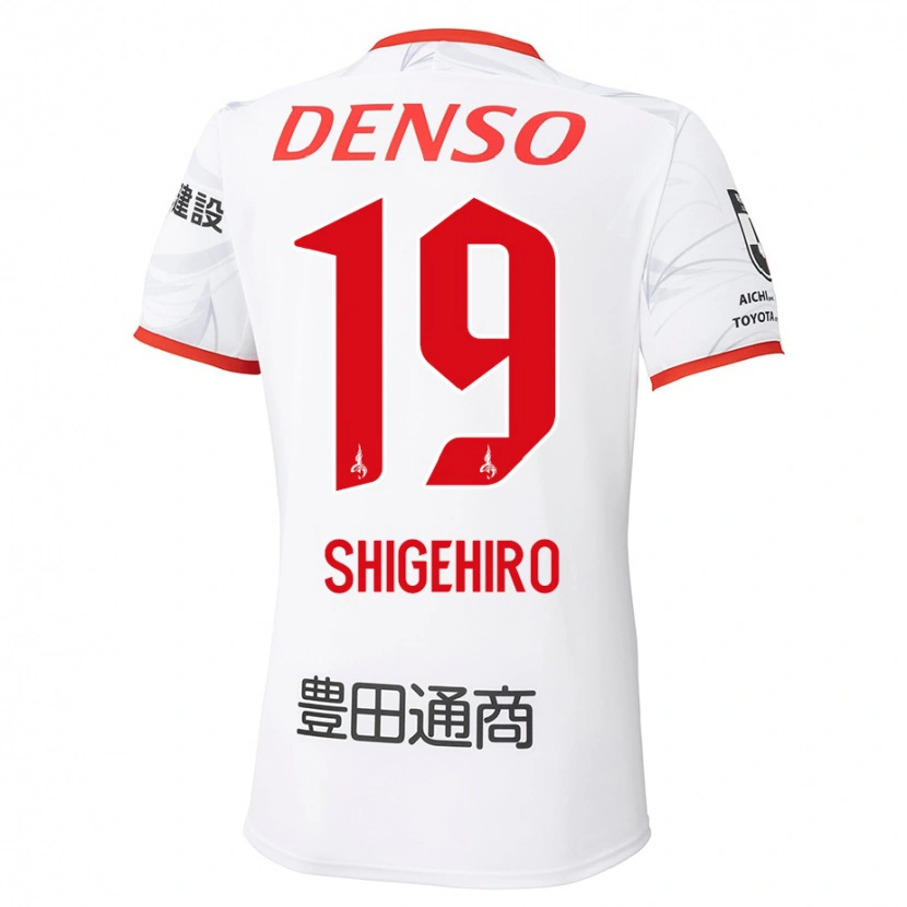 Danxenキッズ重廣卓也#19ホワイト レッドアウェイシャツ2025/26ジャージーユニフォーム