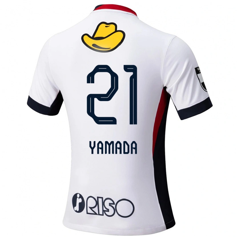 Danxenキッズ山田大樹#21ホワイト ブラックアウェイシャツ2025/26ジャージーユニフォーム