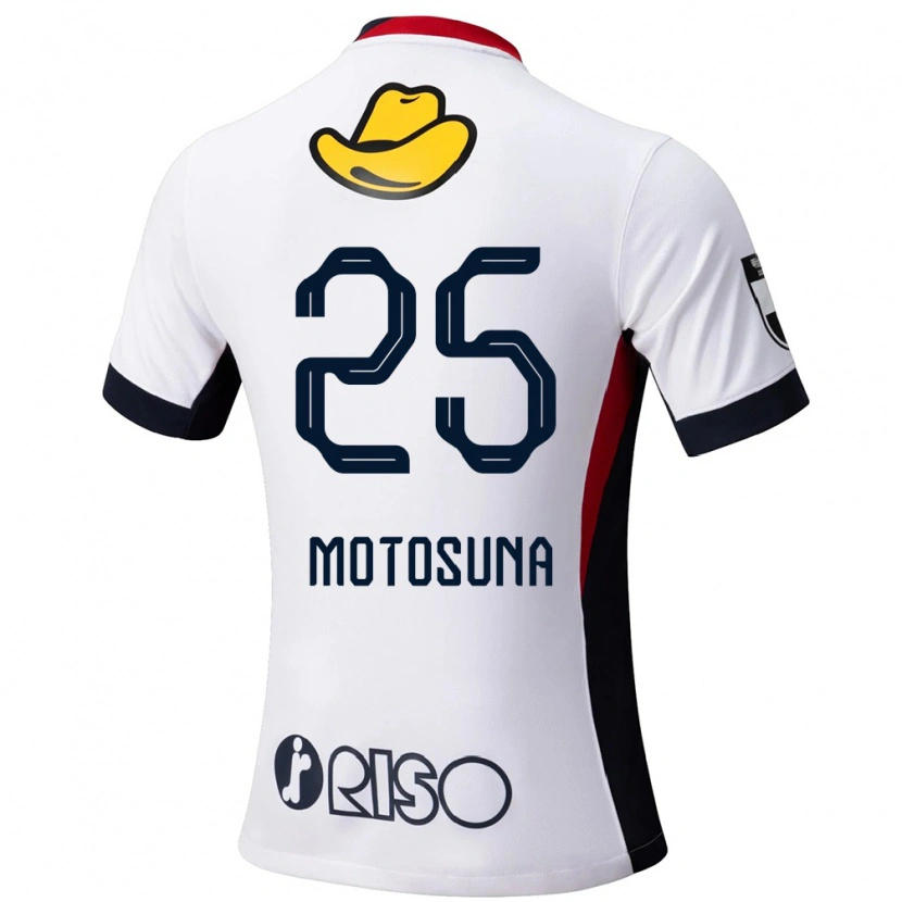 DanxenキッズAnthony Motosuna#25ホワイト ブラックアウェイシャツ2025/26ジャージーユニフォーム