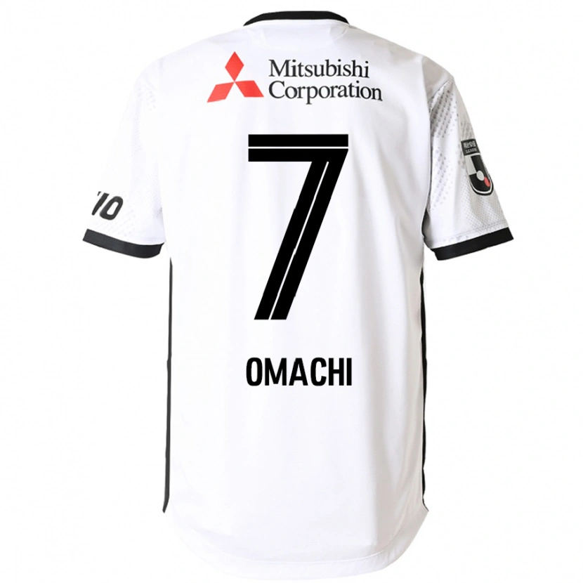 DanxenキッズHyugo Omachi#7ホワイト ブラックアウェイシャツ2025/26ジャージーユニフォーム