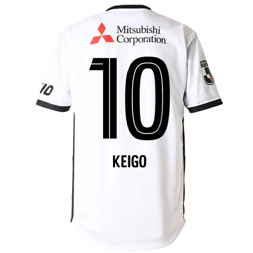 Danxenキッズ東 慶悟#10ホワイト ブラックアウェイシャツ2025/26ジャージーユニフォーム