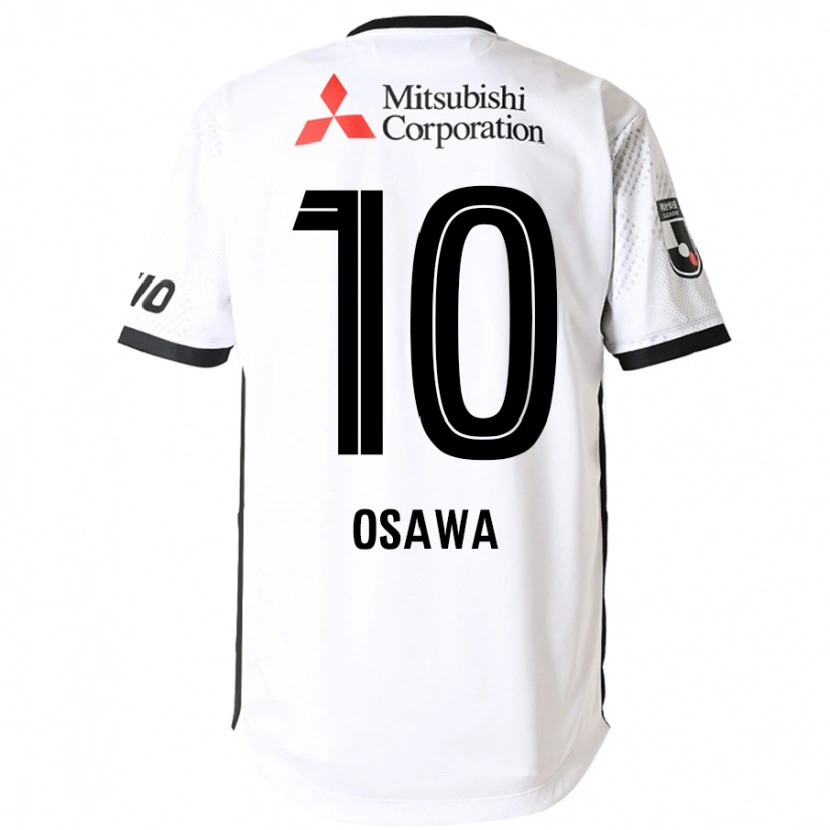 DanxenキッズShuzo Osawa#10ホワイト ブラックアウェイシャツ2025/26ジャージーユニフォーム