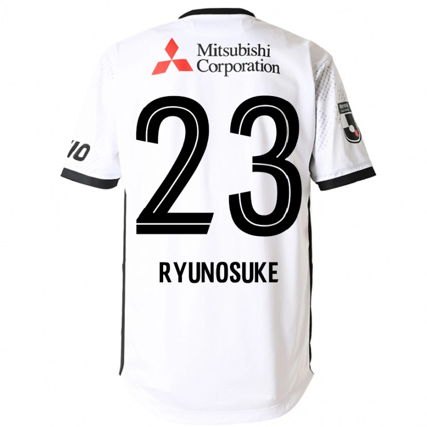 Danxenキッズ佐藤龍之介#23ホワイト ブラックアウェイシャツ2025/26ジャージーユニフォーム