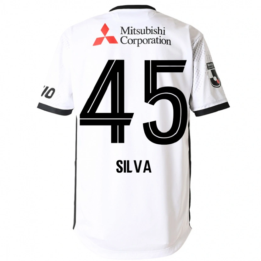 Danxenキッズアルトゥール・フェイトーザ#45ホワイト ブラックアウェイシャツ2025/26ジャージーユニフォーム