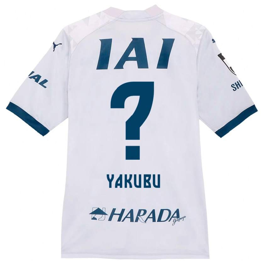 Danxenキッズアブドゥル＝アジズ・ヤクブ#0ホワイト ロイヤルブルーアウェイシャツ2025/26ジャージーユニフォーム