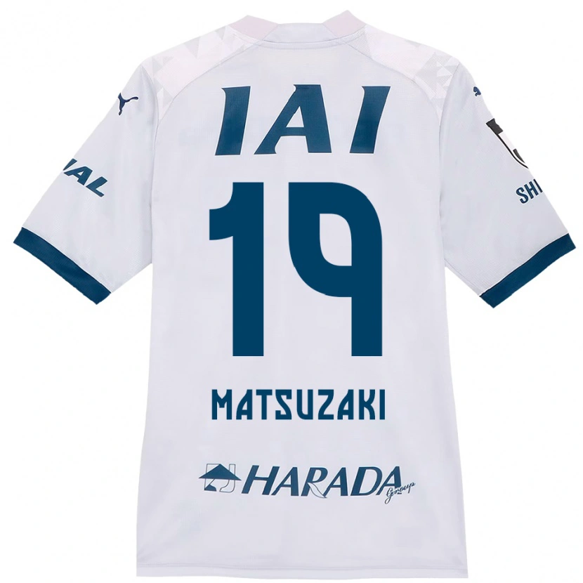 Danxenキッズ松崎快#19ホワイト ロイヤルブルーアウェイシャツ2025/26ジャージーユニフォーム