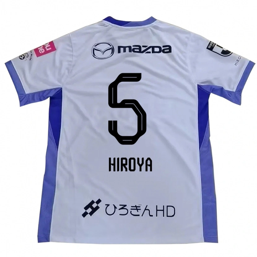DanxenキッズHiroya Matsumoto#5ホワイト オレンジアウェイシャツ2025/26ジャージーユニフォーム
