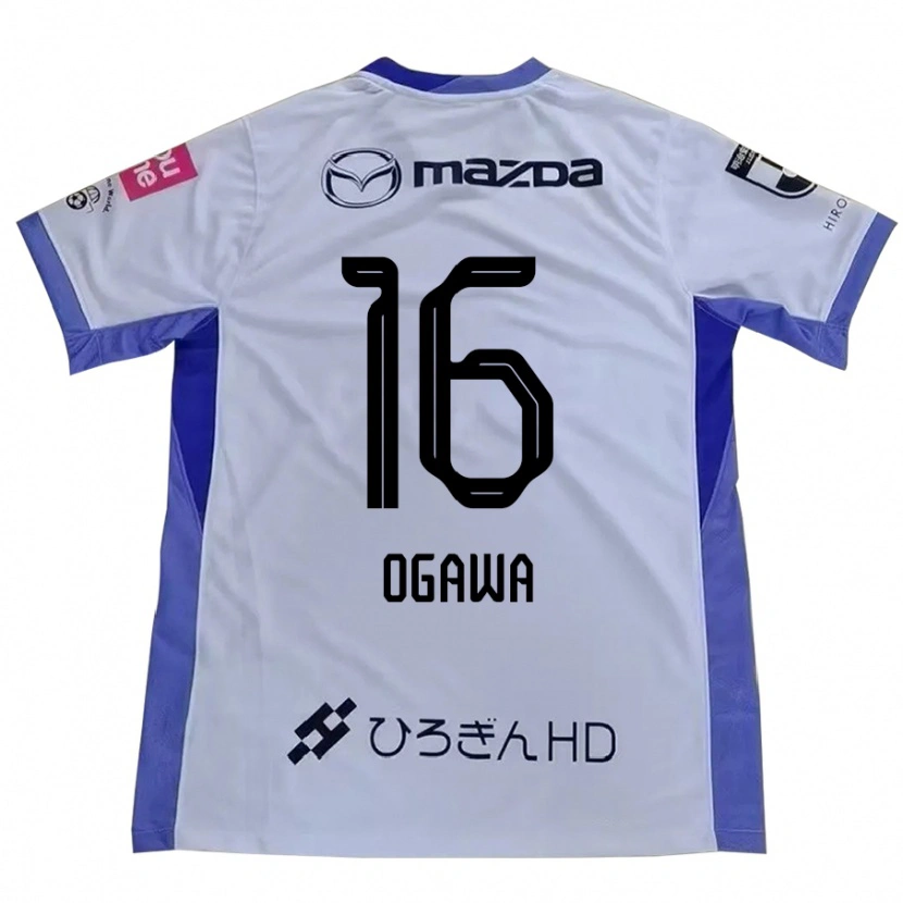 DanxenキッズHikaru Ogawa#16ホワイト オレンジアウェイシャツ2025/26ジャージーユニフォーム
