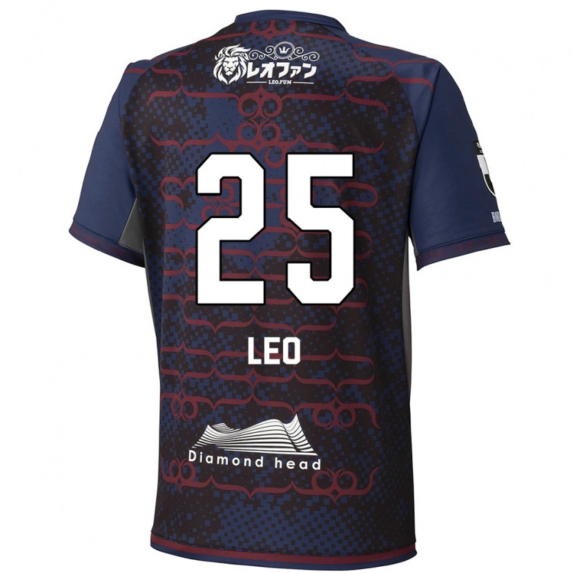 Danxenキッズ大崎玲央#25ブルー レッドアウェイシャツ2025/26ジャージーユニフォーム