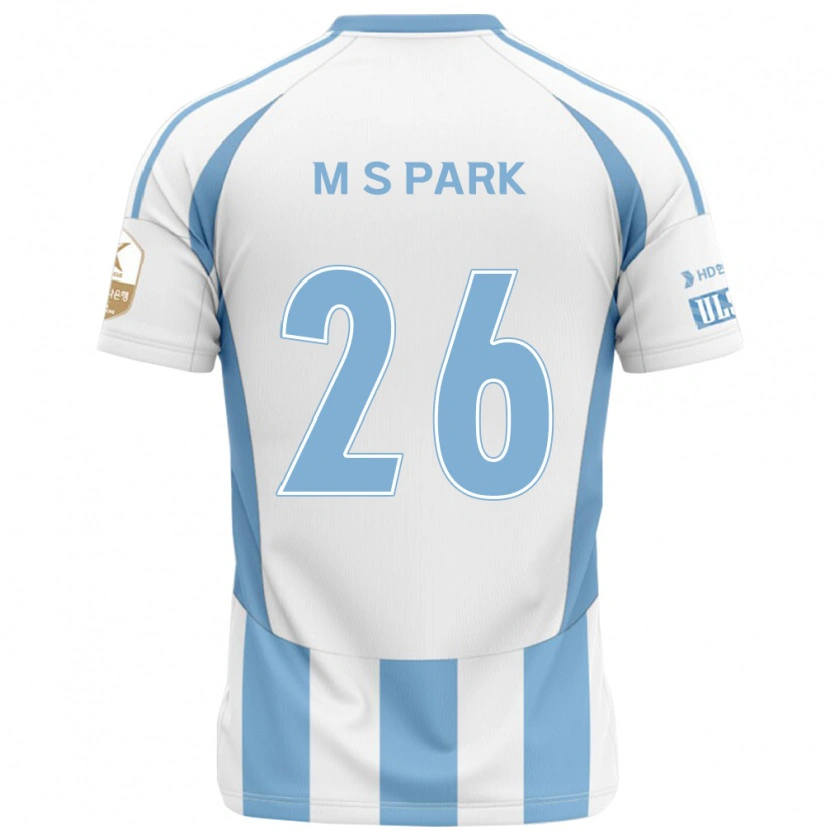 DanxenキッズMin-Seo Park#26ホワイト スカイブルーアウェイシャツ2025/26ジャージーユニフォーム