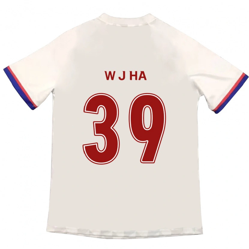 DanxenキッズJung-Woo Ha#39オフホワイト レッドアウェイシャツ2025/26ジャージーユニフォーム