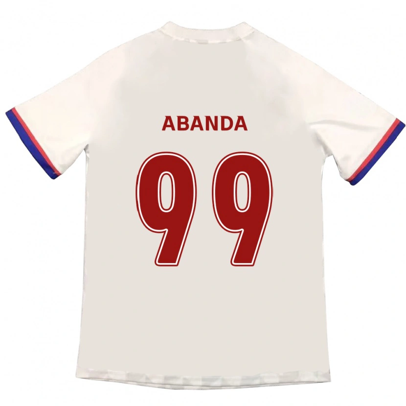 Danxenキッズルロワ・アバンダ#99オフホワイト レッドアウェイシャツ2025/26ジャージーユニフォーム