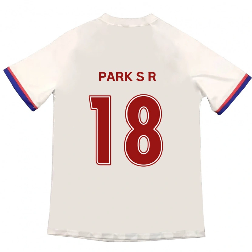 DanxenキッズPark Se-Ra#18オフホワイト レッドアウェイシャツ2025/26ジャージーユニフォーム