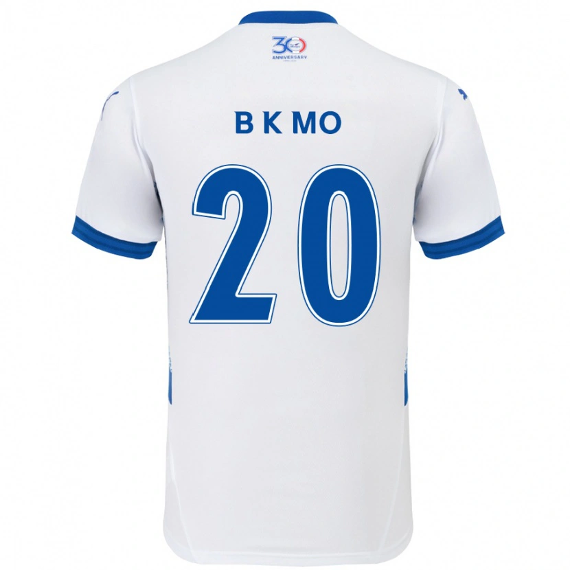 DanxenキッズKyung-Bin Mo#20ホワイト ロイヤルブルーアウェイシャツ2025/26ジャージーユニフォーム